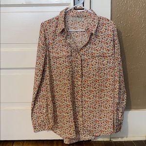 BOHO Floral Abercrombie Button Down